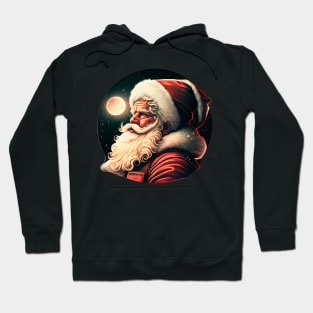 Astro Santa Claus Sticker Hoodie